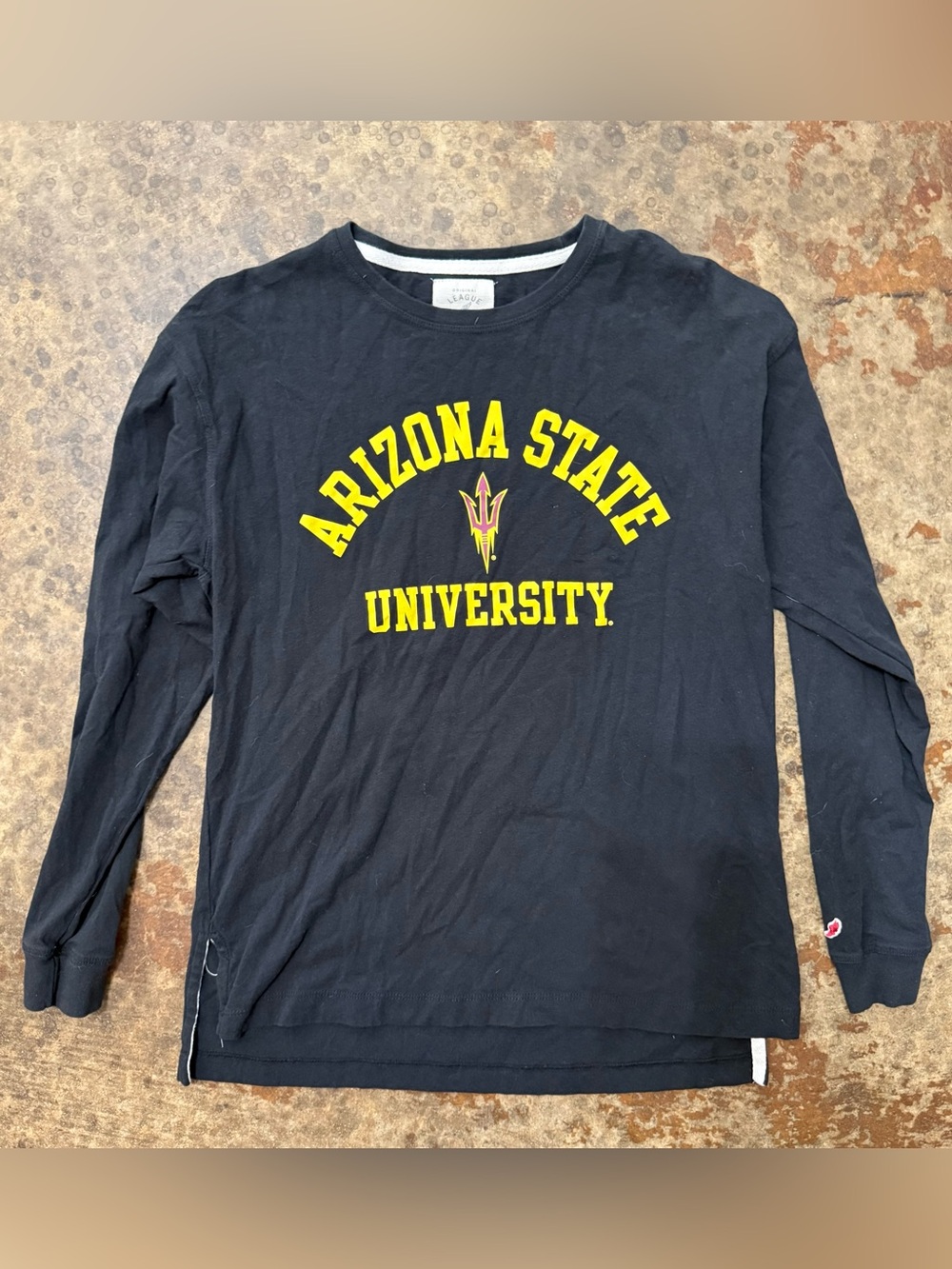 Arizona State University black long-sleeve t-shirt size small